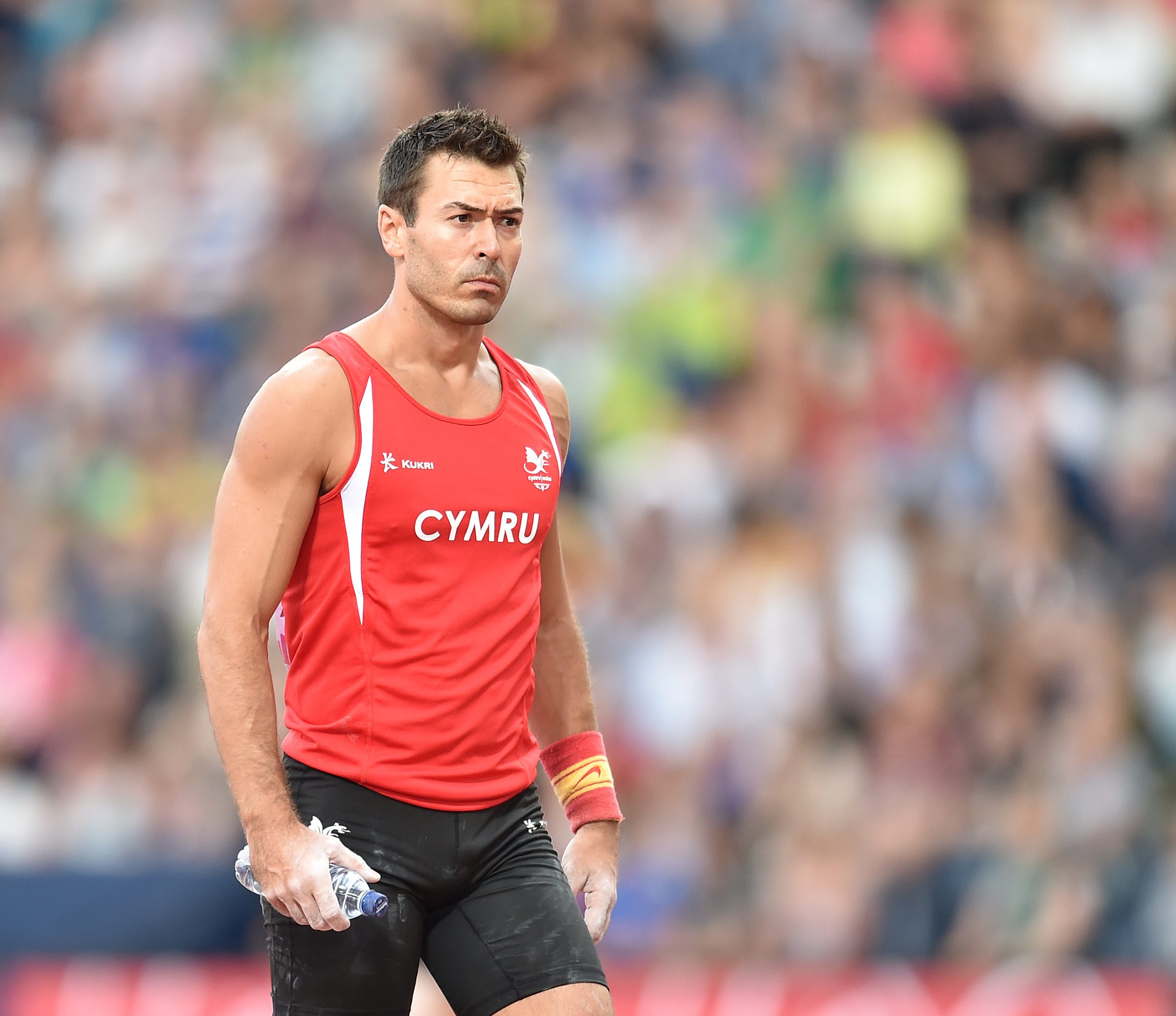 Paul racing at the Glasgow 2014 Commonwealth Games