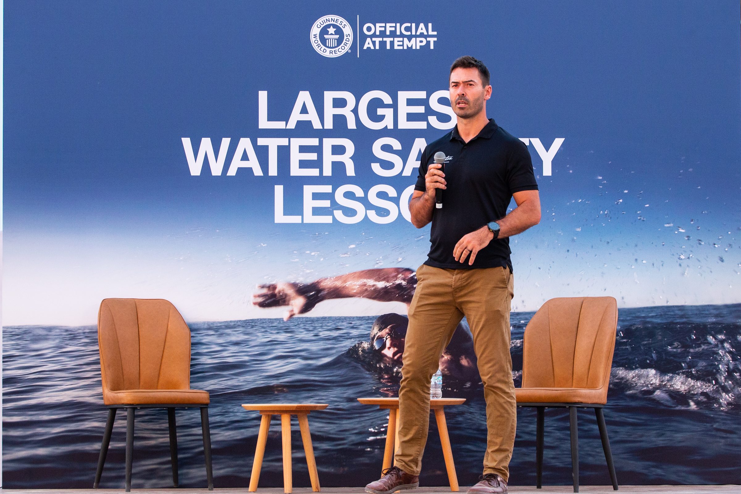 Guinness World Records presentation at Swim62