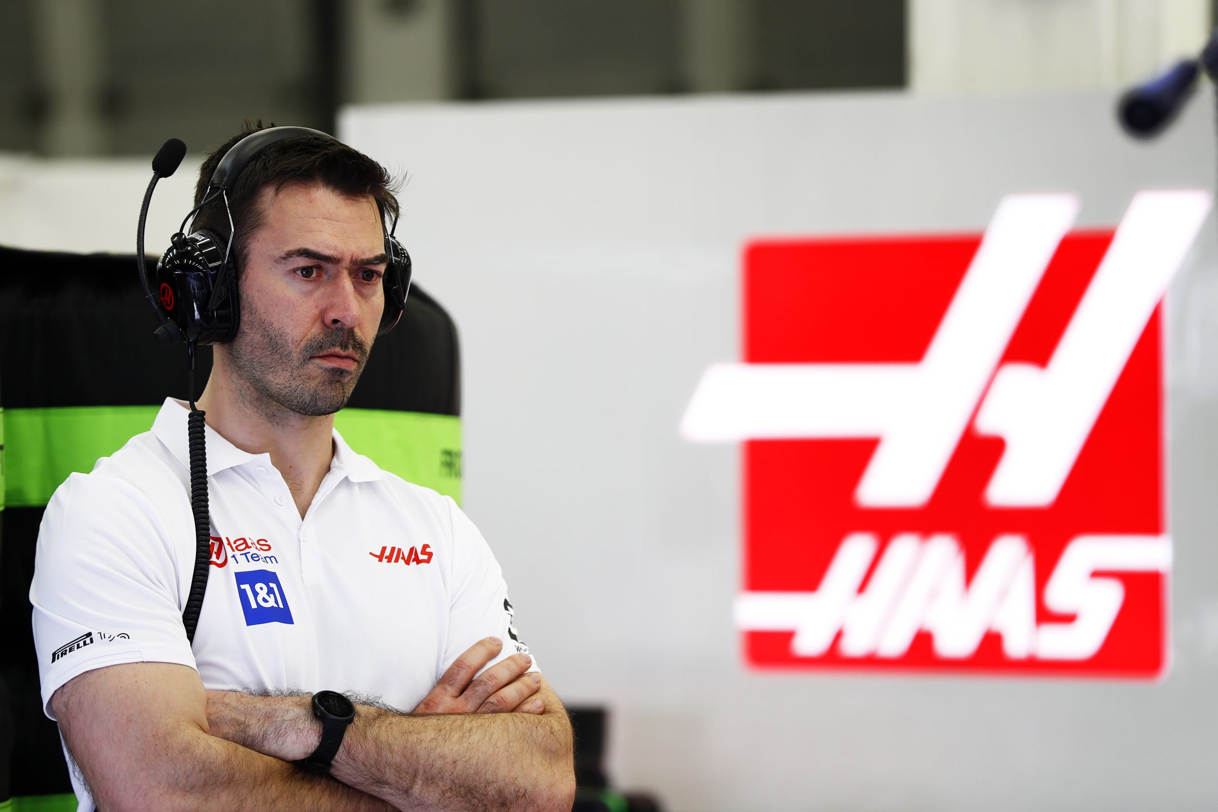 Paul Walker with the Haas F1 Team